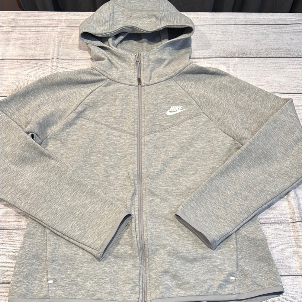 Women’s Nike Full Zip Hoodie size L gray
